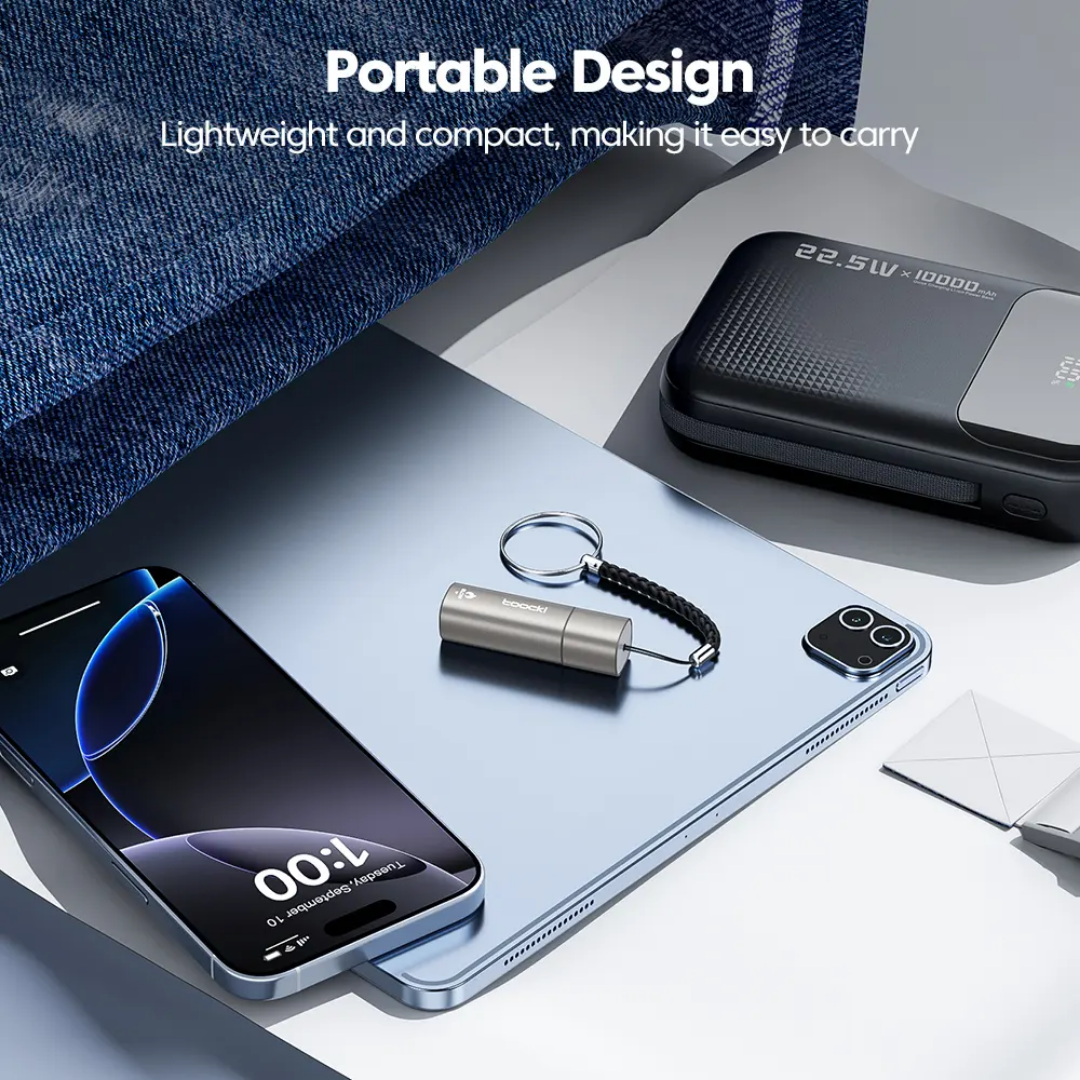 Briquet Électrique Toocki – Porte-Clés en Acier Inoxydable